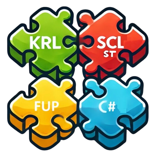 Logo für die Standarisierung von SPS / PLC und der Kuka Industrieroboter mit den Programmiersprachen SCL / ST, KRL, FUP, KOP, Graph, Python und C#